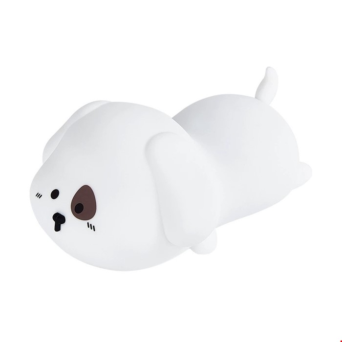 چراغ خواب سیلیکونی طرح سگ خوابیده Puppy Silicone Pat Lamp مدل 206