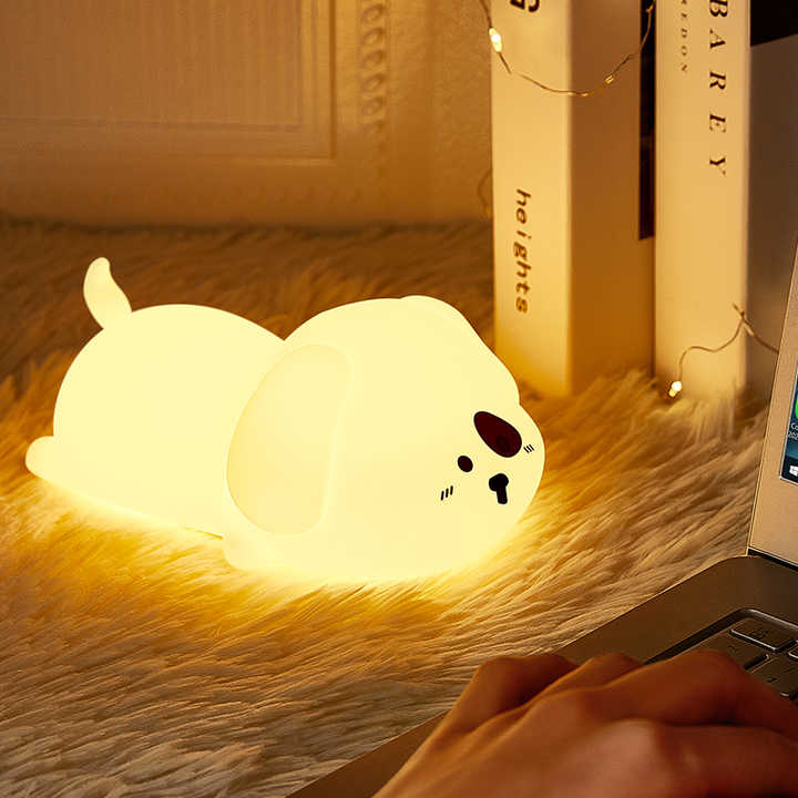 چراغ خواب گیمینگ puppy silicone pat lamp