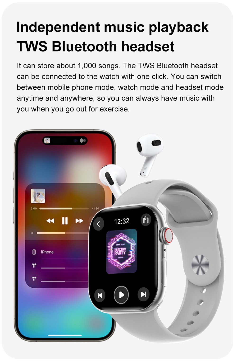 اتصال ساعت هوشمند DT Watch X Mini به تلفن های همراه