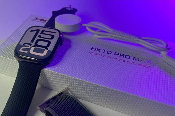 بررسی شارژدهی باتری ساعت هوشمند HK10 Pro Max