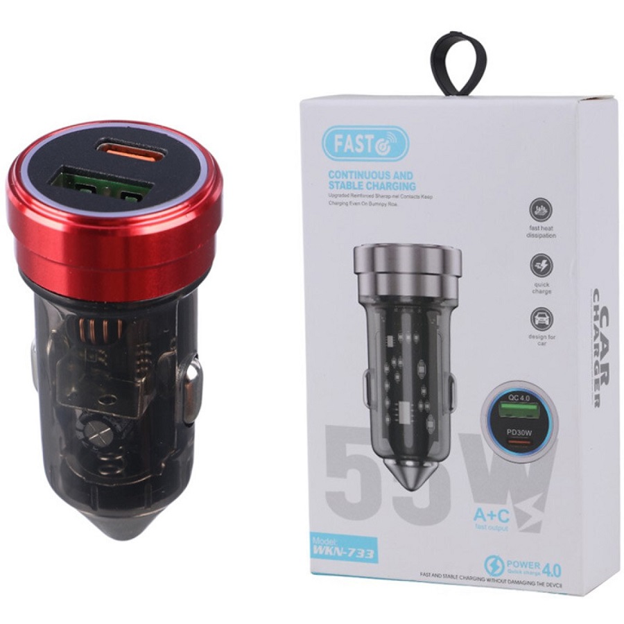 شارژر فندکی فست مدل WKN-733