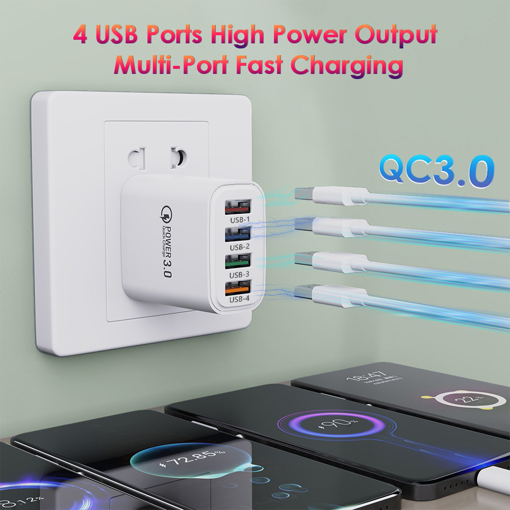 Charging Hub 4 Port USB Model PKG042 