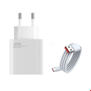 شارژر و کابل 120 وات شیائومی (Xiaomi)
