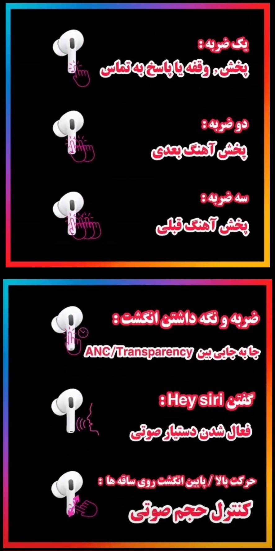 اموزش دستورات پنل لمسی ایرپاد هاینوتکو P5 در فروشگاه اینترنتی تک ایکس TechX.ir