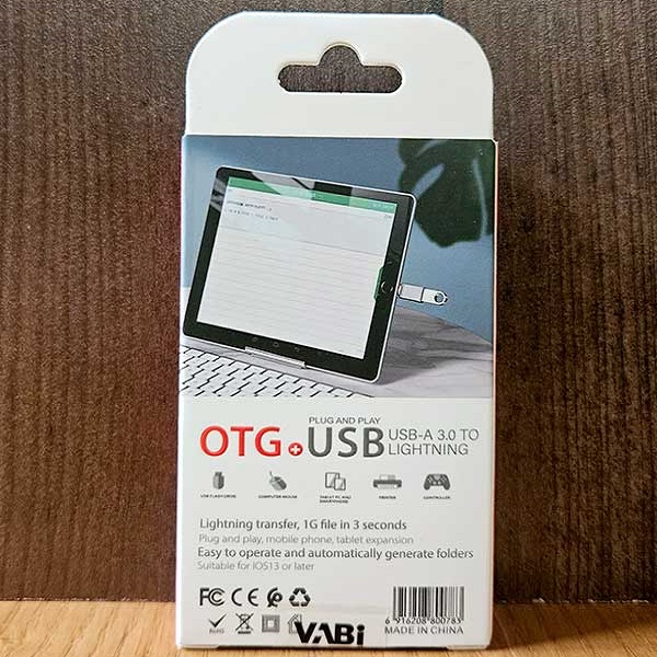 مبدل OTG اصلی USB به لایتینگ VABI OT10